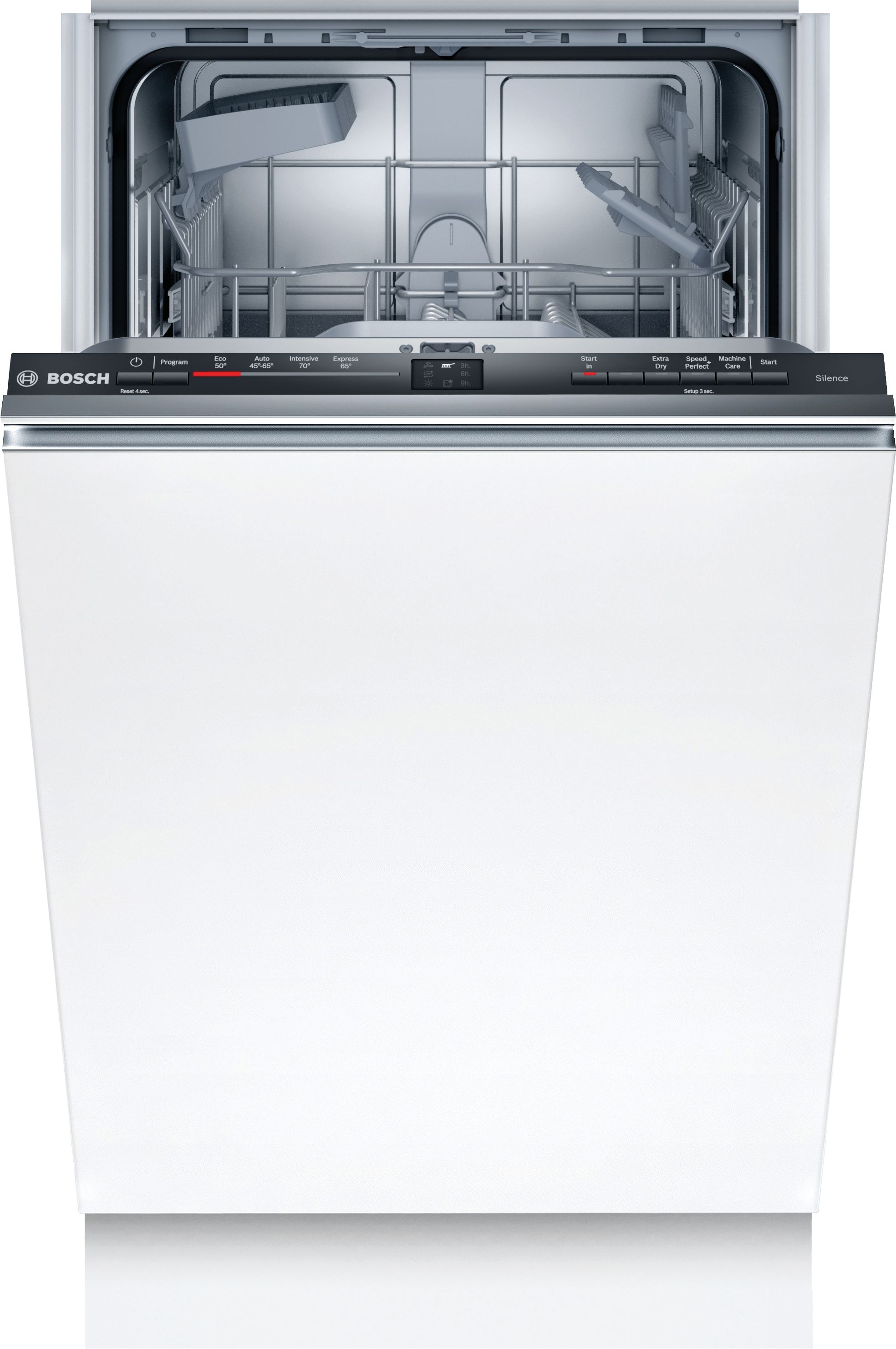 Bosch 45cm Integrated Dishwasher 9 Place Setting E Energy 5 Prog
